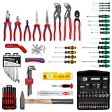 KNIPEX Maletín de herramientas "BIG Basic Move" Mecánica, 90 piezas, Kit de herramientas negro