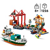 LEGO City Puerto Marítimo con Buque de Mercancías, Juegos de construcción Juego de construcción, 8 año(s), Plástico, 1226 pieza(s), 2,29 kg