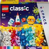 LEGO Classic Planetas Espaciales Creativos, Juegos de construcción Juego de construcción, 5 año(s), Plástico, 450 pieza(s), 610 g