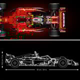 LEGO Coche Ferrari SF-24 F1, Juegos de construcción Juego de construcción, 18 año(s), Plástico, 1361 pieza(s), 2,55 kg