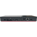 Lenovo 40B00135EU, Estación de acoplamiento negro/Rojo