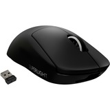 Logitech PRO X SUPERLIGHT ratón mano derecha RF inalámbrico 25400 DPI, Ratones para gaming negro, mano derecha, RF inalámbrico, 25400 DPI, 1 ms, Negro