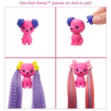 Mattel Barbie Color Reveal ¡Brillo! Muñeca cambio de cabello azul brillante, Muñecos 