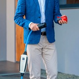 NRGkick Adaptador de enchufe para estaciones de carga Tipo 2, máx. 32A, 22kW negro/Rojo