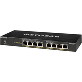 Netgear GS308PP No administrado Gigabit Ethernet (10/100/1000) Energía sobre Ethernet (PoE) Negro, Interruptor/Conmutador No administrado, Gigabit Ethernet (10/100/1000), Bidireccional completo (Full duplex), Energía sobre Ethernet (PoE), Montaje en rack, Montaje de pared