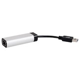 OWC NWTADPU3GIGE, Adaptador negro/Plateado