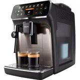 Philips 4300 series Cafeteras espresso completamente automáticas con 5 bebidas, Superautomática negro, Máquina espresso, 1,8 L, Granos de café, Molinillo integrado, 1500 W, Negro, Cromo
