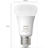 Philips Hue 8719514291317A Iluminación inteligente, Lámpara LED Philips Hue White and Color ambiance 8719514291317A, Bombilla inteligente, Bluetooth/Zigbee, Blanco, LED, E27, A60