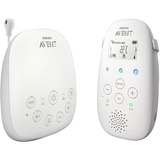 Philips Vigilabebés DECT 100 % privado y sin interferencias blanco, 330 m, 50 m, 330 m, Gris, Blanco, LCD, Corriente alterna, Batería