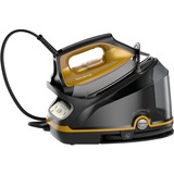 Rowenta DG764 2200 W 1,1 L Suela Microsteam 400 HD Láser Negro, Oro, Estación de planchado a vapor negro/Naranja, 2200 W, 325 g/min, Suela Microsteam 400 HD Láser, 6,4 bar, 1,1 L, 100 g/min