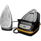 Rowenta DG764 2200 W 1,1 L Suela Microsteam 400 HD Láser Negro, Oro, Estación de planchado a vapor negro/Naranja, 2200 W, 325 g/min, Suela Microsteam 400 HD Láser, 6,4 bar, 1,1 L, 100 g/min