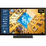 Toshiba 24WK3C63DAY, Televisor LED negro