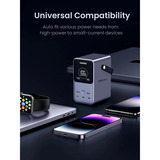 UGREEN Nexode Power Bank 48000 mAh Litio Gris, Banco de potencia gris, 48000 mAh, Litio, Gris