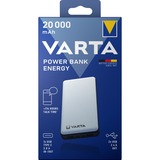 Energy 20000 Polímero de litio 20000 mAh Negro, Blanco, Banco de potencia