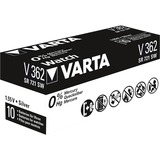Varta SR721 SW/SR58/V362 1BL Batería de un solo uso Óxido de plata plateado, Batería de un solo uso, SR58, Óxido de plata, 1,55 V, 1 pieza(s), 21 mAh