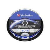 Verbatim M-Disc 4x BD-R 25 GB 10 pieza(s), Discos Blu-ray vírgenes 25 GB, BD-R, Eje, 10 pieza(s)
