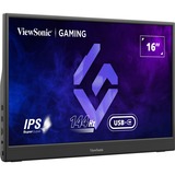 ViewSonic VX1654 monitor o TV portátil Monitor portátil Negro 39,6 cm (15.6") LED 1920 x 1080 Pixeles, Monitor de gaming negro, 39,6 cm (15.6"), LED, 1920 x 1080 Pixeles, Full HD, 16:9, 4,65 ms