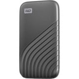 WD My Passport 4000 GB Gris, Unidad de estado sólido gris, 4000 GB, USB Tipo C, 3.2 Gen 2 (3.1 Gen 2), 1050 MB/s, Protección mediante contraseña, Gris