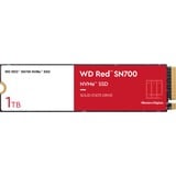 WD Red SN700 M.2 1000 GB PCI Express 3.0 NVMe, Unidad de estado sólido 1000 GB, M.2, 3430 MB/s, 8 Gbit/s