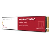 WD Red SN700 M.2 1000 GB PCI Express 3.0 NVMe, Unidad de estado sólido 1000 GB, M.2, 3430 MB/s, 8 Gbit/s