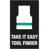 Wera 9607 Barra magnética para dados B Impaktor 1 juego de dados de 3/8", Llave de tubo negro/Verde