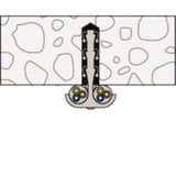 fischer Abrazadera doble Steckfix plus SF plus ZS 10, Brida gris claro