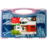 fischer Caja Maestro XL Universal + tornillos, Pasador gris claro