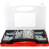 fischer Caja Maestro XL Universal + tornillos, Pasador gris claro