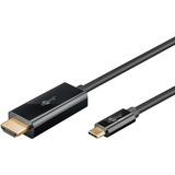goobay 75698, Adaptador negro