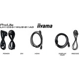 iiyama LH10551UWS-B1AG, Pantalla de gran formato negro