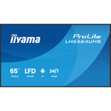 iiyama LH6564UHS-B1AG, Pantalla de gran formato negro (mate)