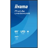 iiyama LH6564UHS-B1AG, Pantalla de gran formato negro (mate)