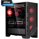 ALTERNATE Serie PC Personalizada • Red Lucky Elements, Gaming-PC negro