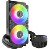 ARCTIC Liquid Freezer III Pro 240 A-RGB Procesador Sistema de refrigeración líquida todo en uno 12 cm Negro, Blanco 1 pieza(s), Refrigeración por agua negro, Sistema de refrigeración líquida todo en uno, 12 cm, 131 m³/h, Negro, Blanco