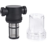 Alphacool Filtro de partículas en línea ES Big 2x G1/4" IG/IG, Filtros negro/Transparente