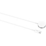 Ansmann Cable de carga USB-C para Apple Watch blanco