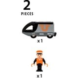 BRIO World tren de pasajeros naranja y negro, Vehículo de juguete 