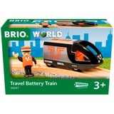 BRIO World tren de pasajeros naranja y negro, Vehículo de juguete 