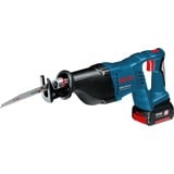 Bosch GSA 18 V-LI Negro, Azul, Sierra de sable azul/Negro, Deep discharge, Sobrecalentamiento, Sobrecarga, Negro, Azul, 2,8 cm, Batería, Ión de litio, 5 Ah