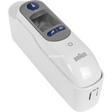 Braun Fieberthermometer ThermoScan 7+, Termómetro para la fiebre blanco/Azul