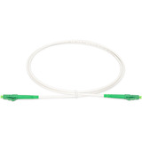 Digitus Cable de parche de fibra óptica simplex, reforzado con acero, monomodo, LC/APC > LC/APC blanco
