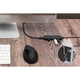 Digitus Hub USB 3.0 de 4 puertos línea delgada negro