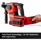 EINHELL Martillo perforador a batería profesional HEROCCO 36/28, 36Volt (2x18Volt) rojo/Negro