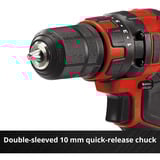 EINHELL TC-CD 18/35 Li - Solo, 4513927, Taladro/destornillador rojo/Negro