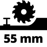 EINHELL TC-CS 1200, Sierra circular rojo/Negro