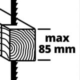 EINHELL TH-JS 85 power jigsaws 620 W 2 kg, Sierra de calar 230 V, 620 W, 2 kg, 98 mm, 340 mm, 286 mm
