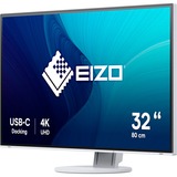EIZO FlexScan EV3285-WT LED display 80 cm (31.5") 3840 x 2160 Pixeles 4K Ultra HD Blanco, Monitor LED blanco, 80 cm (31.5"), 3840 x 2160 Pixeles, 4K Ultra HD, LED, 5 ms, Blanco