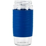 Emsa N20805 420 ml Transparente, Termo azul/Transparente, Transparente, Vidrio, Silicona, Acero inoxidable, China, 420 ml, 82 mm