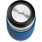 Emsa N20805 420 ml Transparente, Termo azul/Transparente, Transparente, Vidrio, Silicona, Acero inoxidable, China, 420 ml, 82 mm