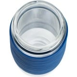 Emsa N20805 420 ml Transparente, Termo azul/Transparente, Transparente, Vidrio, Silicona, Acero inoxidable, China, 420 ml, 82 mm